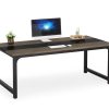 Modern Computer Desk, 70.8 x 31.5 inch Large Office Desk Computer Table