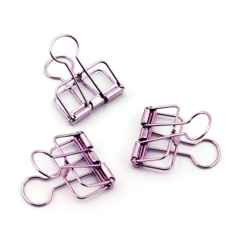 12 Pack Medium Metal Wire Binder Clips