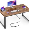 48 Inch Desk with Power Outlets & USB-C, Deeper & Thicker Desktop